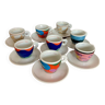 Série de 8 tasses à café expresso de Richard Ginori