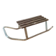 Old wooden and metal sled