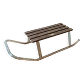 Old wooden and metal sled