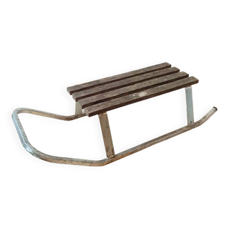 Old wood and metal sled
