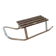 Old wooden and metal sled