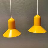 Two confetti lamps