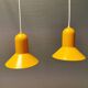 Two confetti lamps