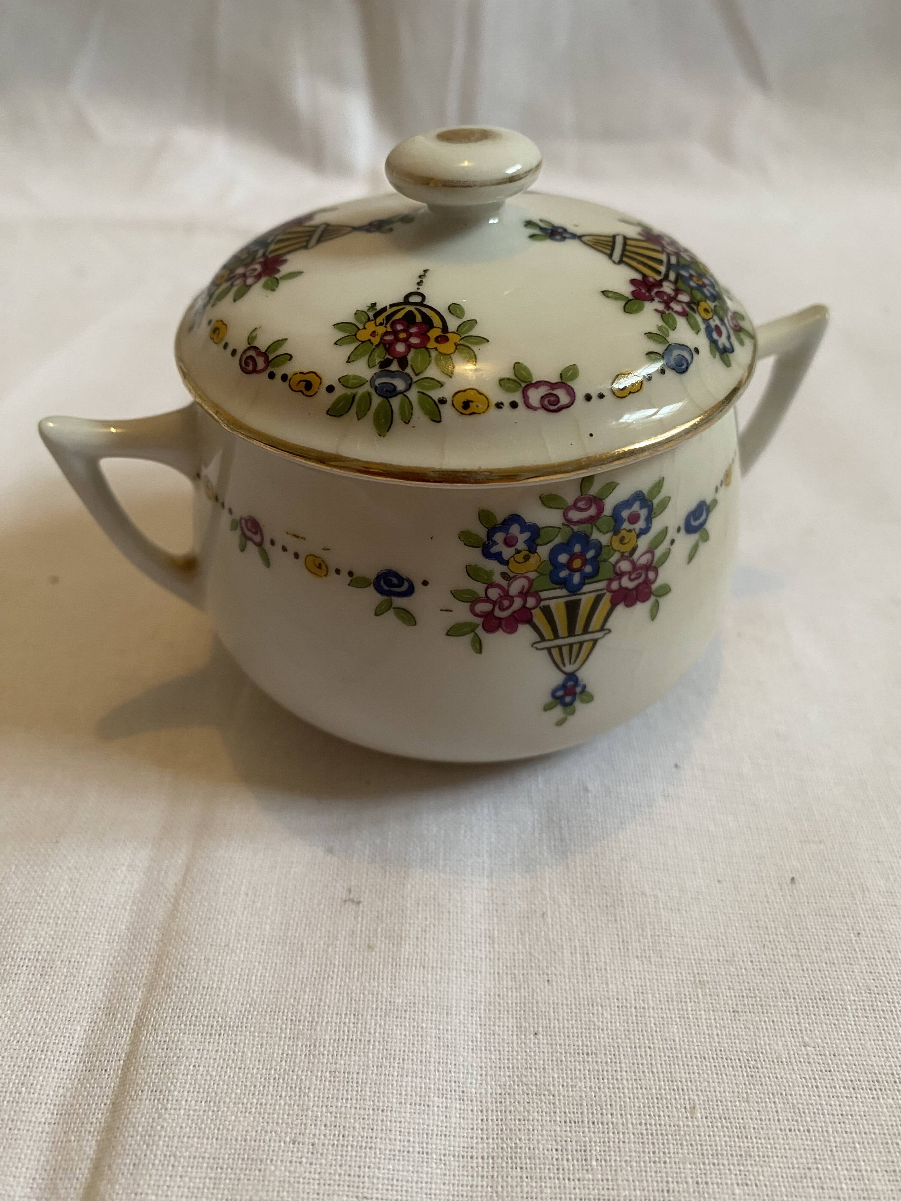 Limoges porcelain sugar bowls