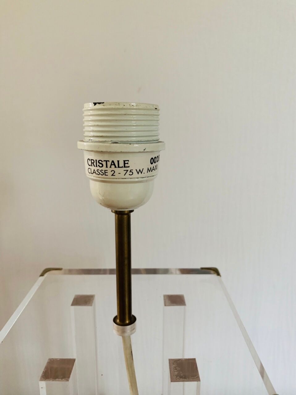 Vintage table lamp by David Lange, circa 70's