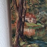Oil on canvas by "M.Bélaÿ"