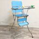 Chaise haute vintage en formica 1960