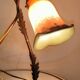 Two art nouveau style tulip lamps signed art de France