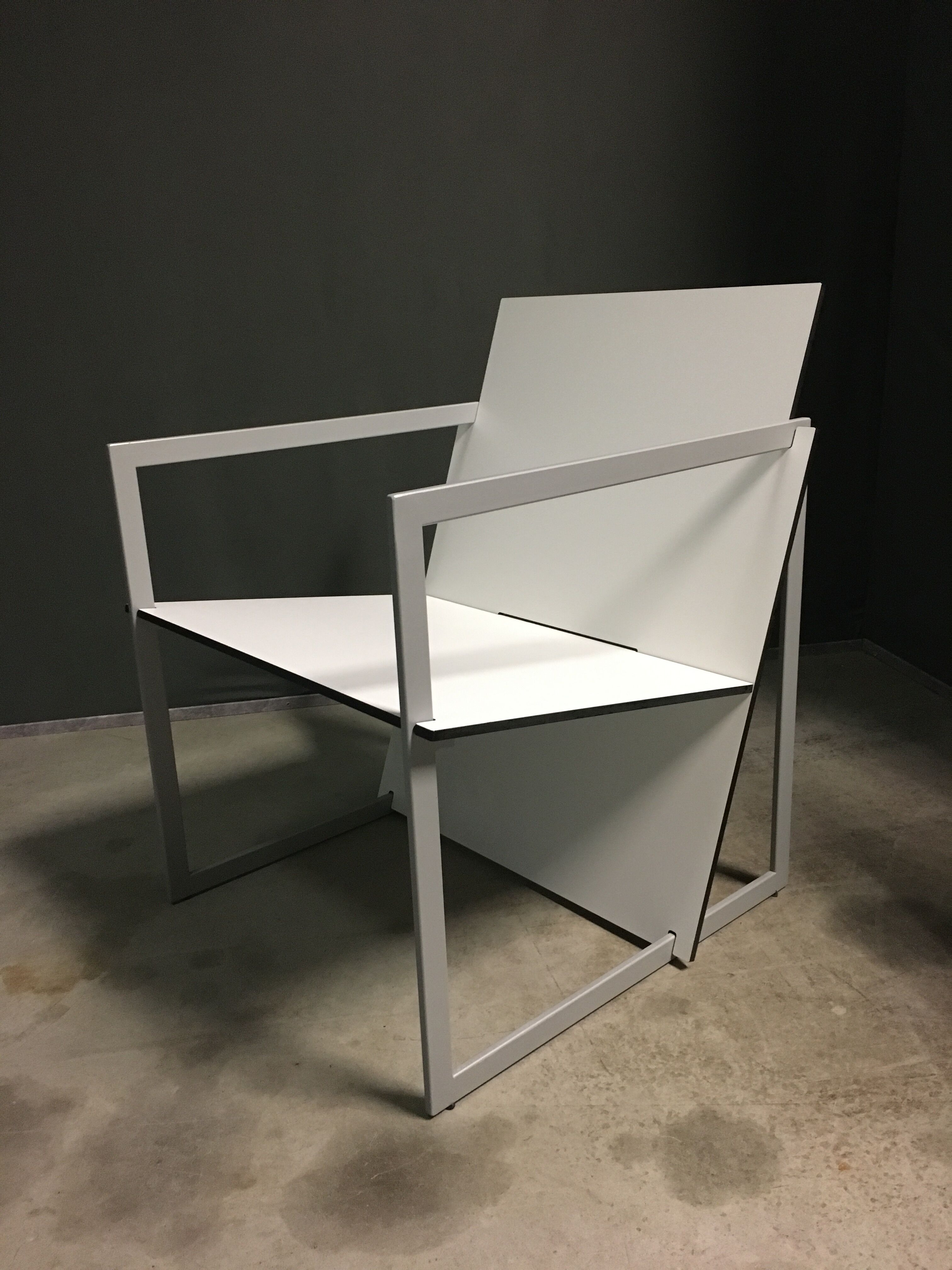 Ensemble de 3 chaises longues modernistes Spectro par Hank Kwint pour Lourens Fisher, années 1990