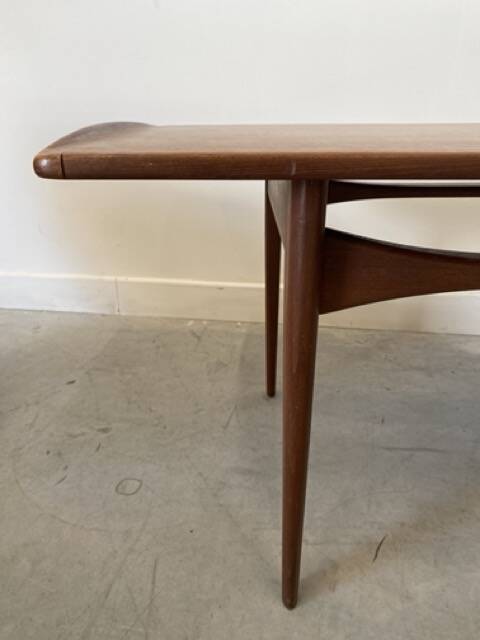 Vintage Scandinavian teak coffee table, Rasmus, FM Møbler, 1960s