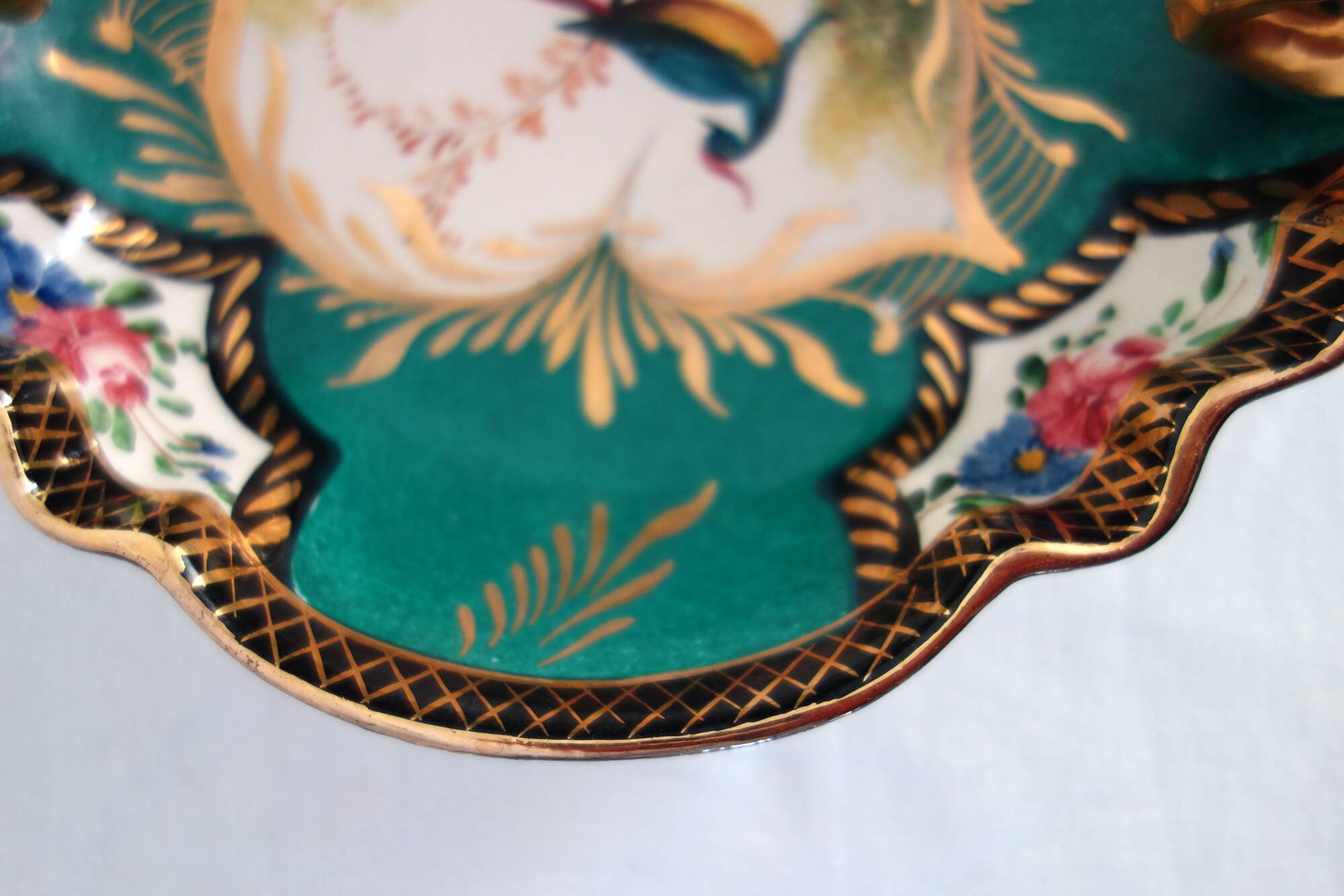 H. Béquet Quaregnon wall plate, 1950s