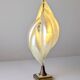 Maison Rougier table lamp in opalescent lucite 1970s