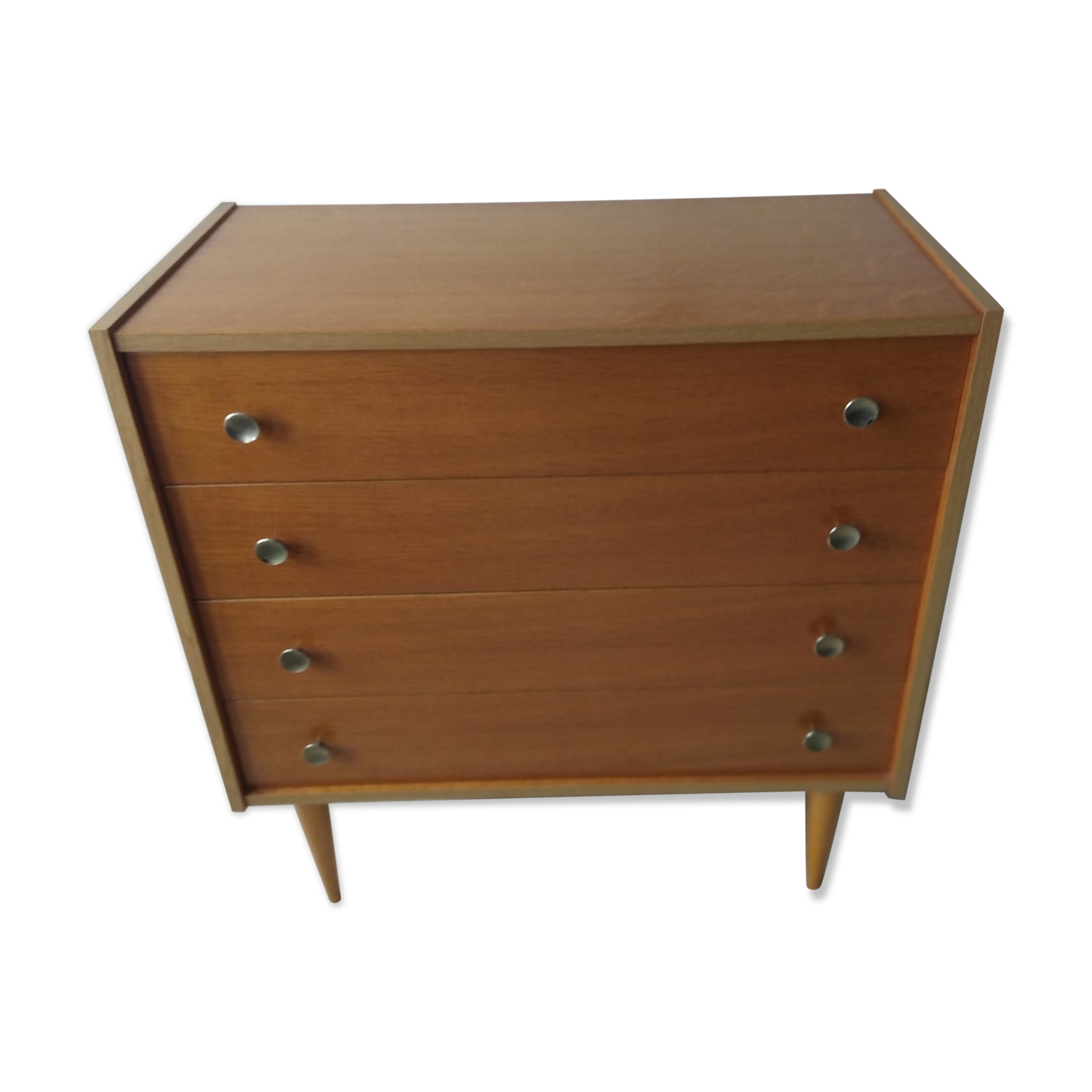 Vintage chest of drawers, oak veneer