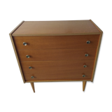 Vintage chest of drawers, oak veneer