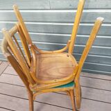 Pair of Baumann bistro chairs n°153