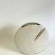 Off-white ceramic vase by Nereo Boaretto