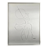 Vintage Don Quixote painting 1970