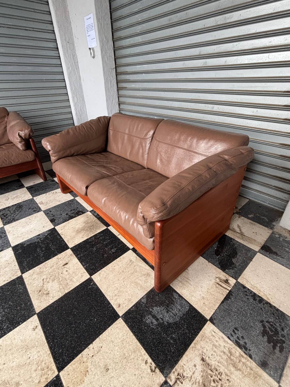 Canapé danois en teck massif Mikael Laursen