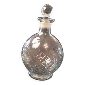 Crystal ball decanter