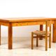 Bureau René Martin et chaise Méribel de Charlotte Perriand 1955