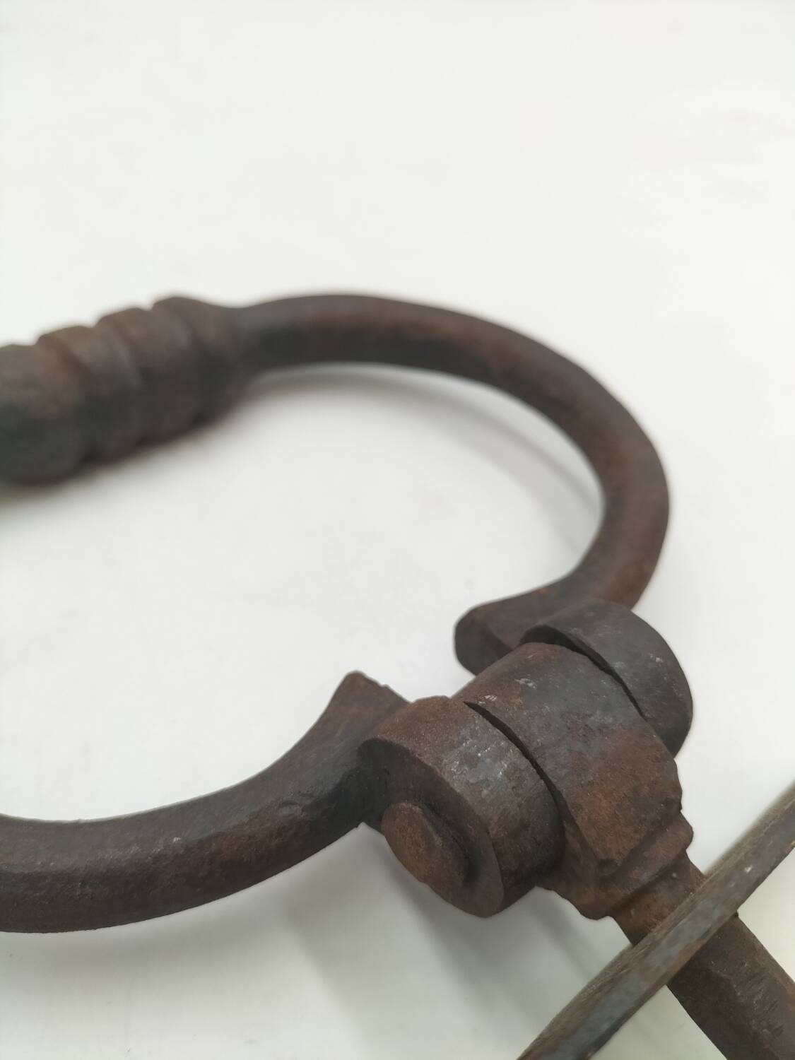 Old wrought iron door knocker