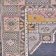 One a Kinf Of Unique Vintage Rug c837