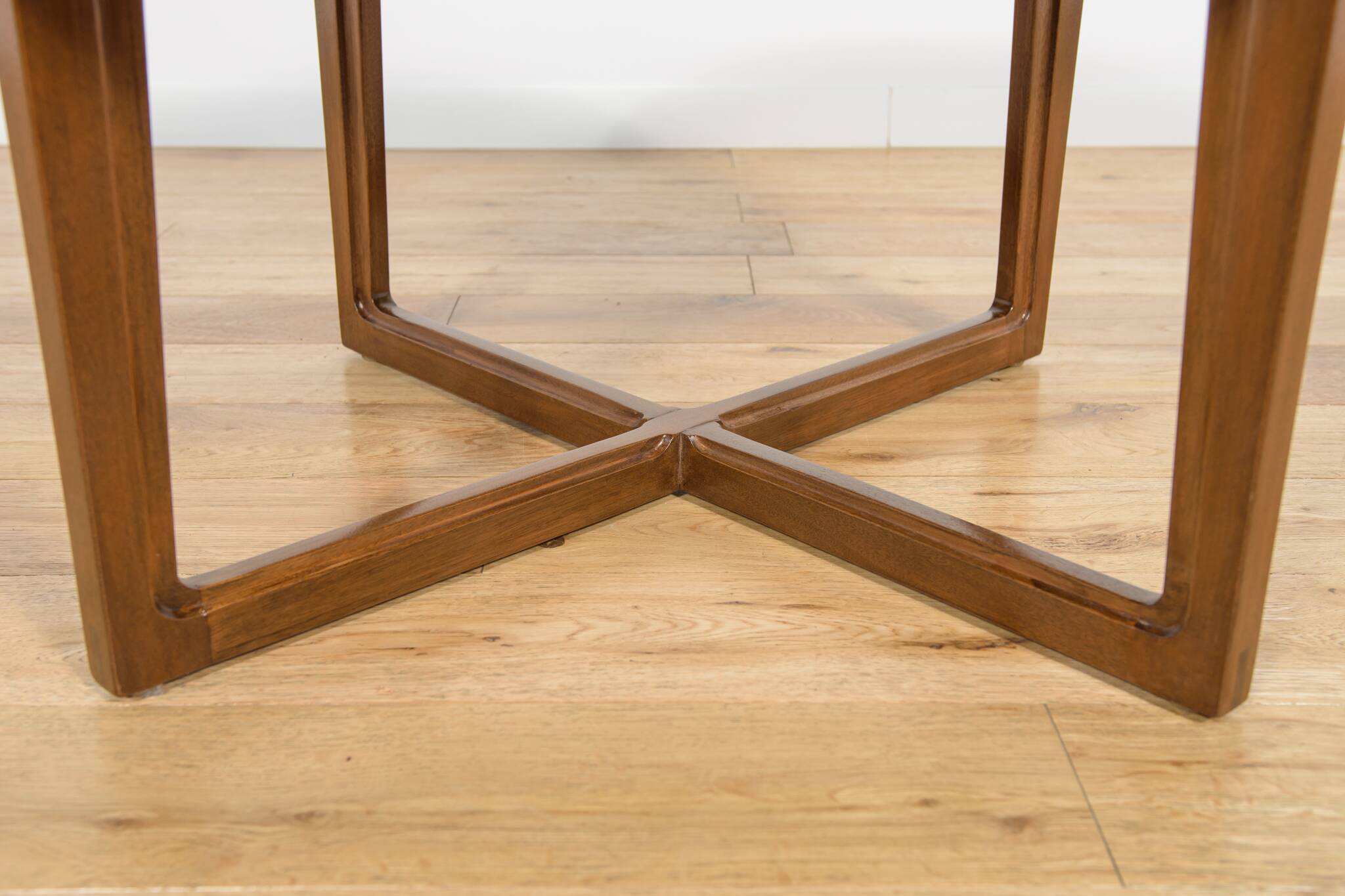 Round mid-century teak coffee table from Remploy, United Kingdom, 1970s