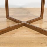 Round mid-century teak coffee table from Remploy, United Kingdom, 1970s