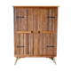 Rattan and bamboo wardrobe