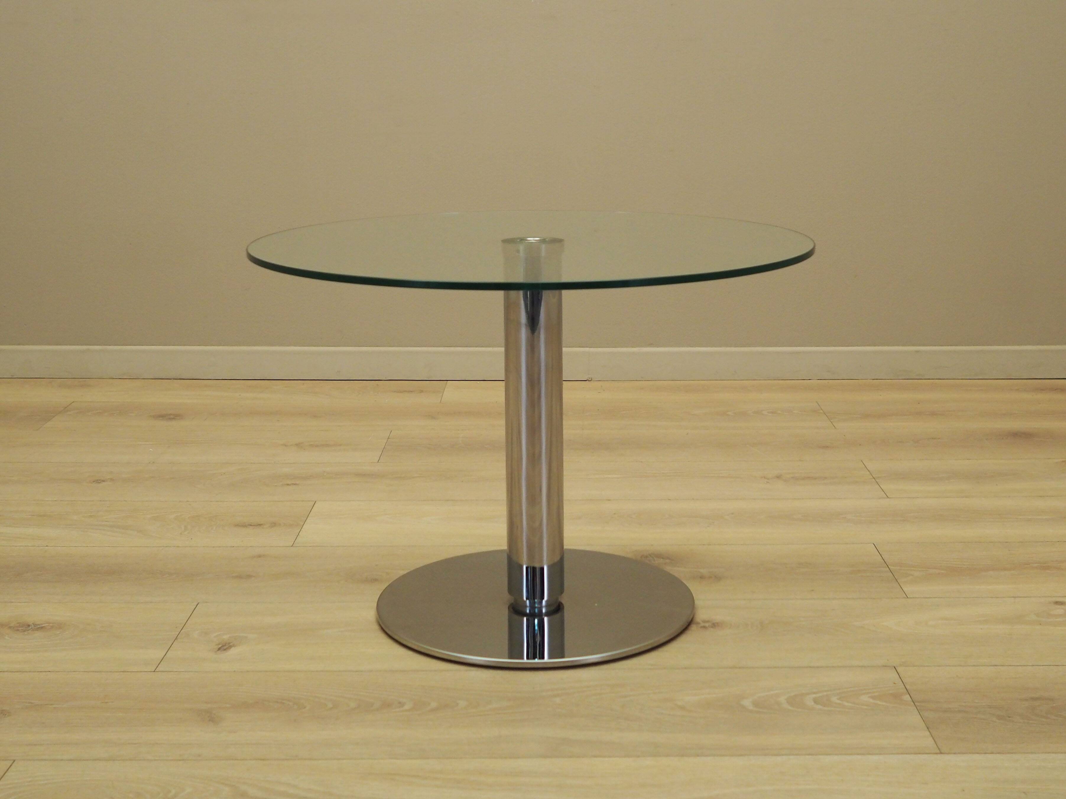 Glass coffee table, Danish design, 1970s, production: BoConcept