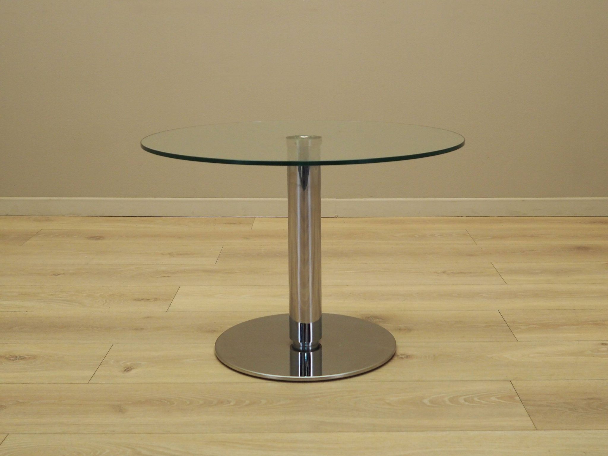 Table basse en verre, design danois, années 1970, production : BoConcept