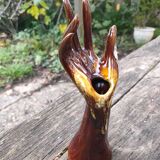 Ringer or soliflore in Vallauris ceramic.