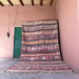 Berber Kilim Boujad Rug - 340 x 198 cm