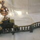 Bronze fireplace bar XIX Front trim Fireplace accessory Louis XV
