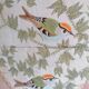 Painted wooden mallet birds