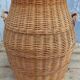 wicker laundry basket