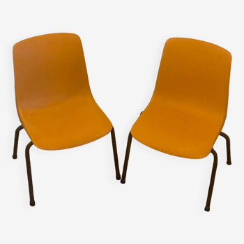 Duo of vintage chairs, children, schoolchildren, 🧡Grofilex 90's