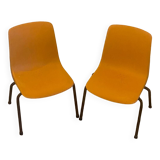 Duo of vintage chairs, children, schoolchildren, 🧡Grofilex 90's