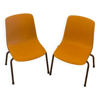 Duo de chaises vintage, enfants , écoliers, 🧡Grofilex 90’s