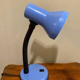 Blue desk lamp