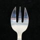 12 oyster forks BOULENGER ART DECO in silver metal Model SUZY