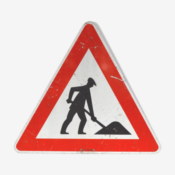 Old traffic sign