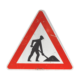 Old traffic sign