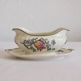 Vintage earthenware sauce boat "Alt Strassburg" or "Old Strasbourg" Villeroy & Boch