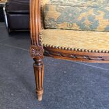 Louis XVI bergère armchairs, late 19th - early 20th century