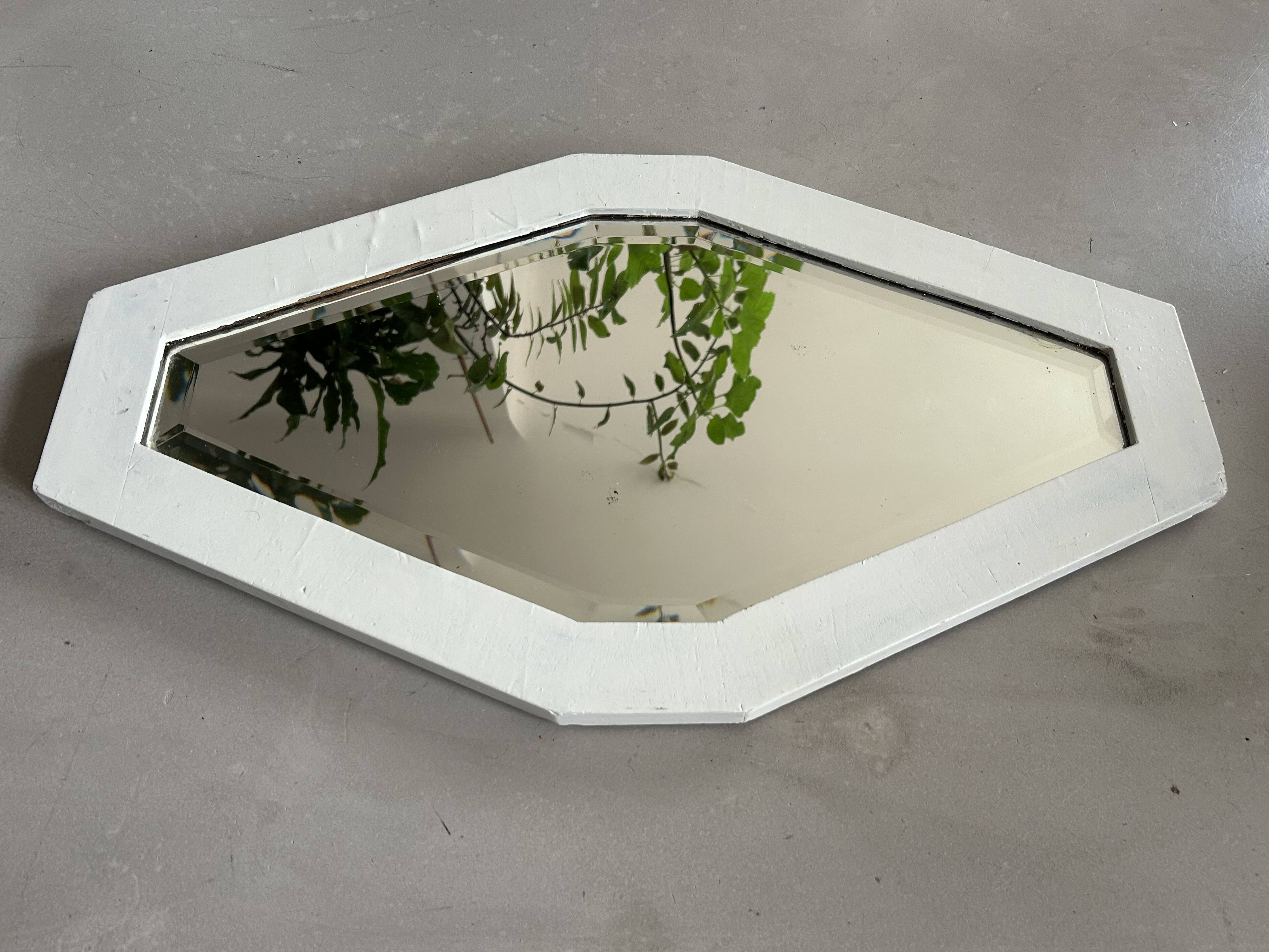 Antique beveled mirror