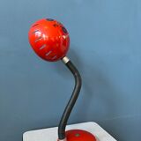 Vintage red flexible table lamp
