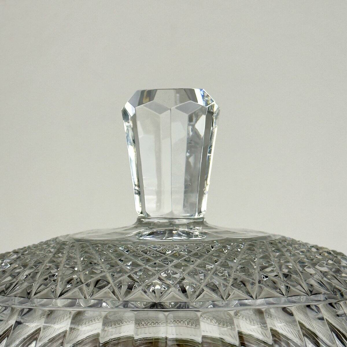 Antique glass bowl with a bronze base, Italy, 1920s