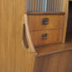 Vintage dutch teak buffet with showcase 1960