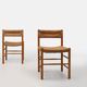 Pair Dordogne Straw Chair by Robert Sentou  1960s
